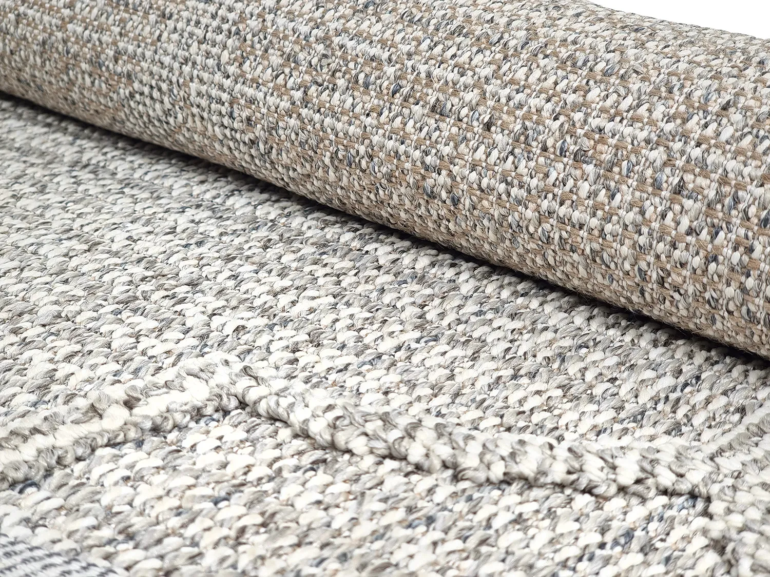 Ronde vloerkleden - Indoor/Outdoor Santos (grijs)