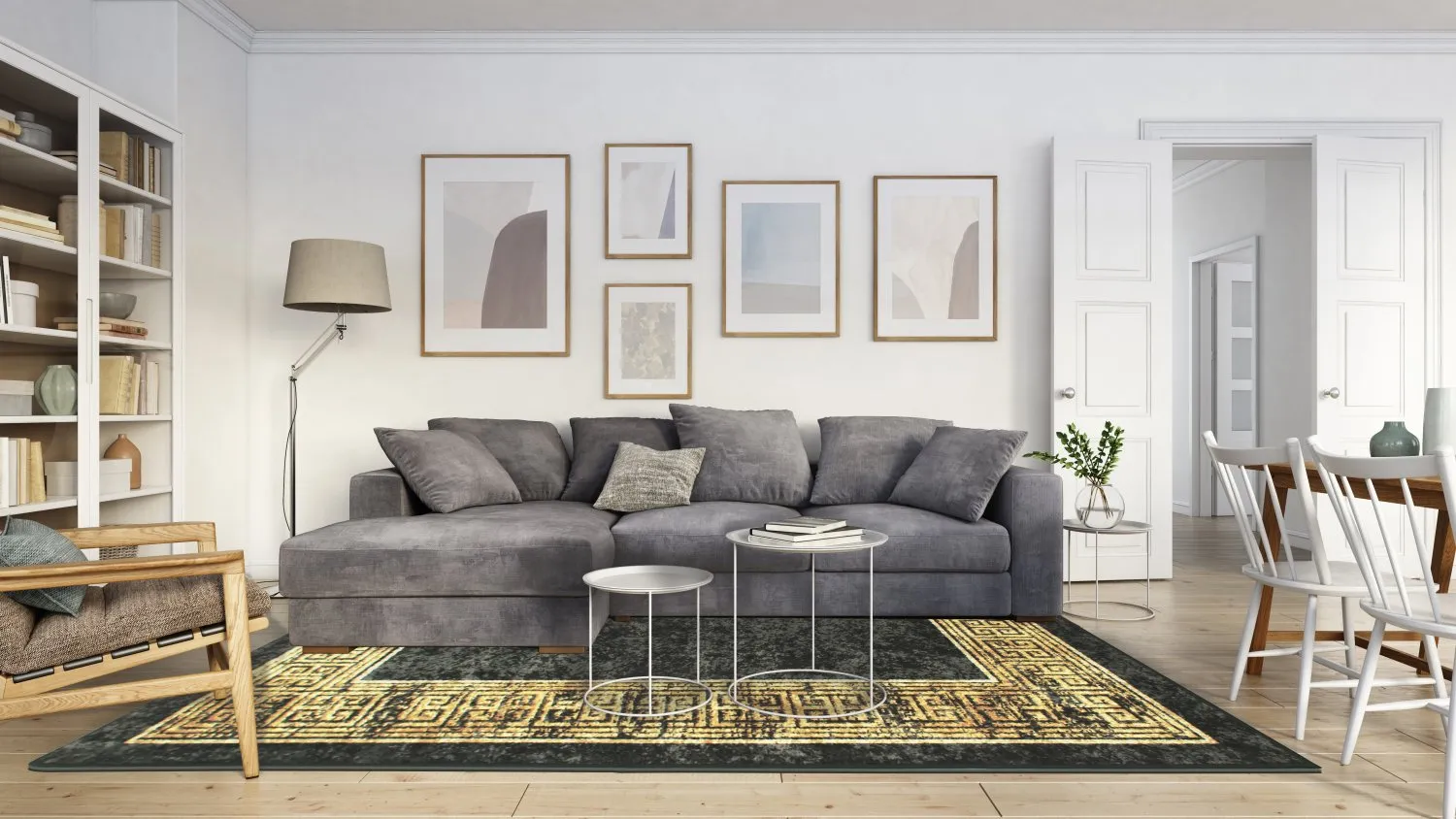 Wilton - Tilos (zwart/goud)