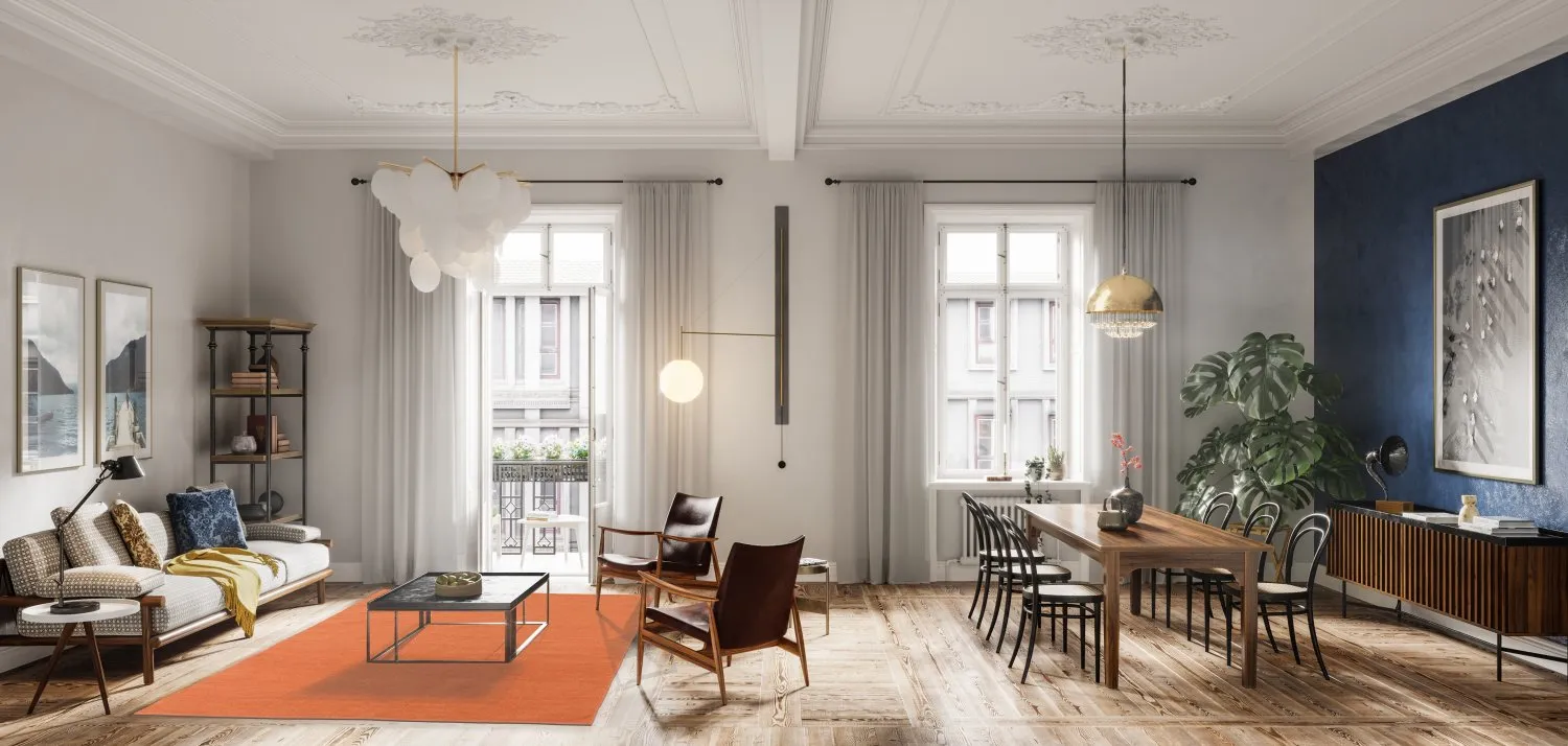 Wollen-vloerkleed - Hamilton (Cinnamon)