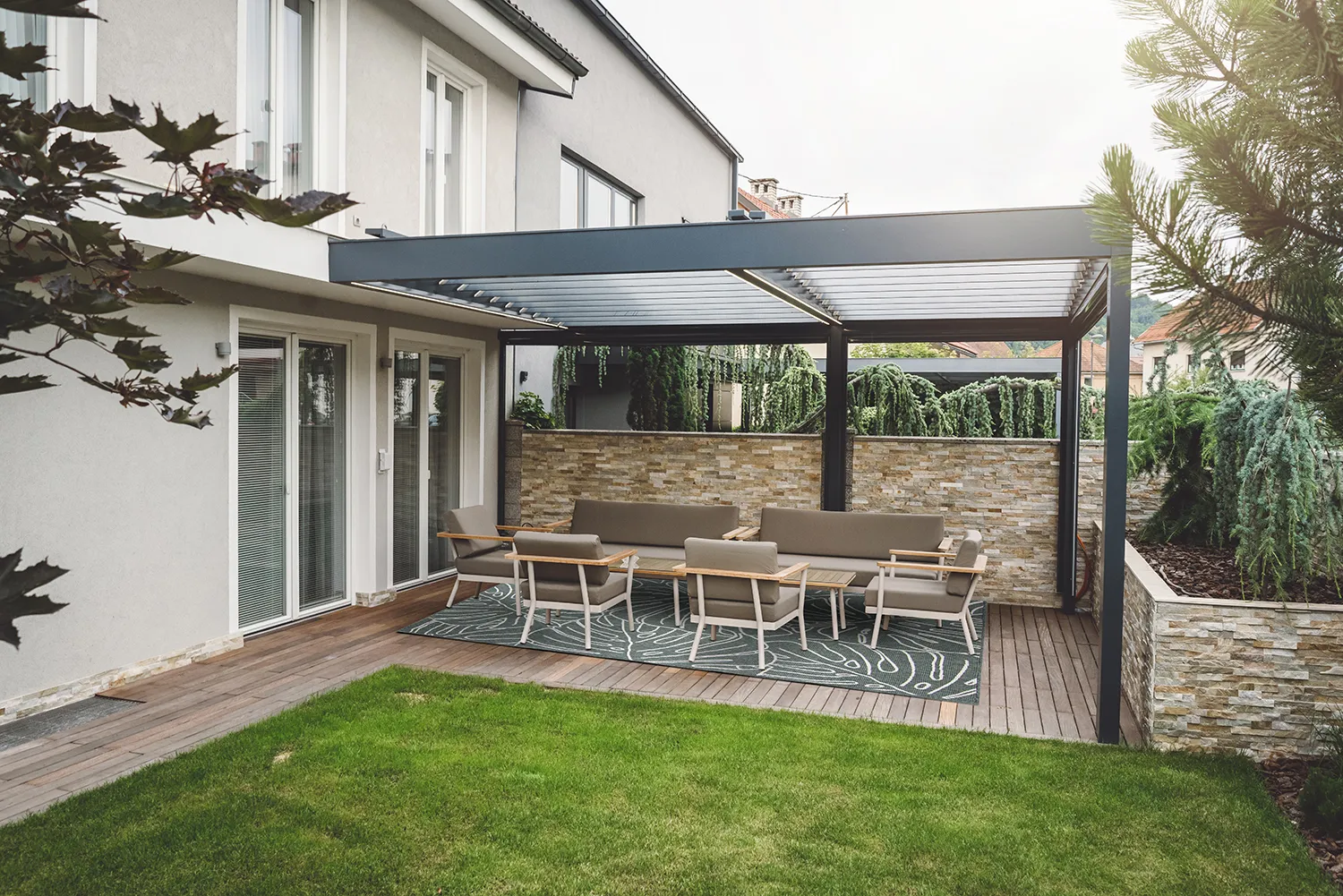 Vloerkleden voor binnen en buiten - Francis (groen)