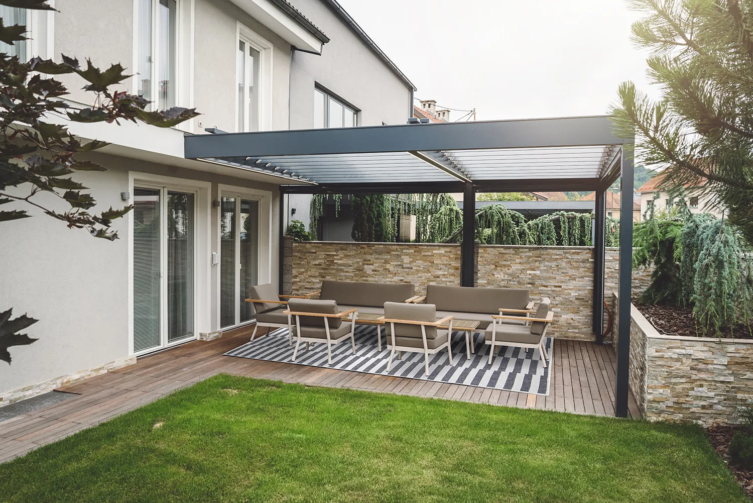 Vloerkleden voor binnen en buiten - Otto (grijs)