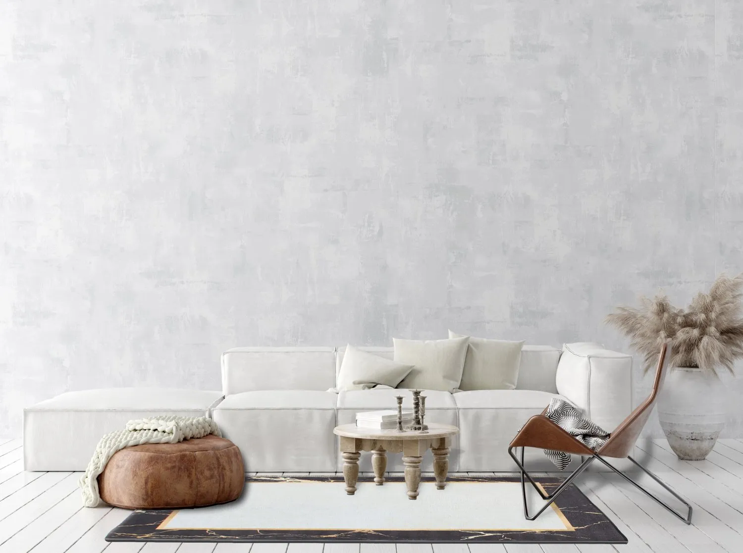 Wilton - Cerasia (zwart/wit/goud)