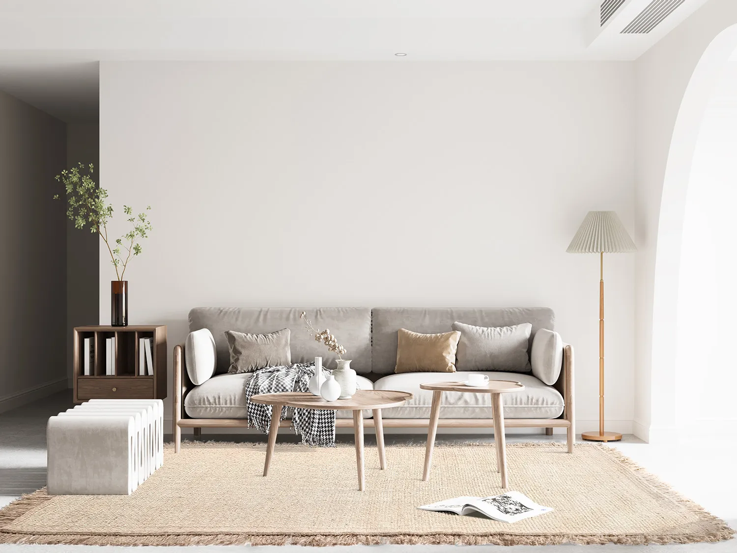 Wollen-vloerkleed - Pike (beige)