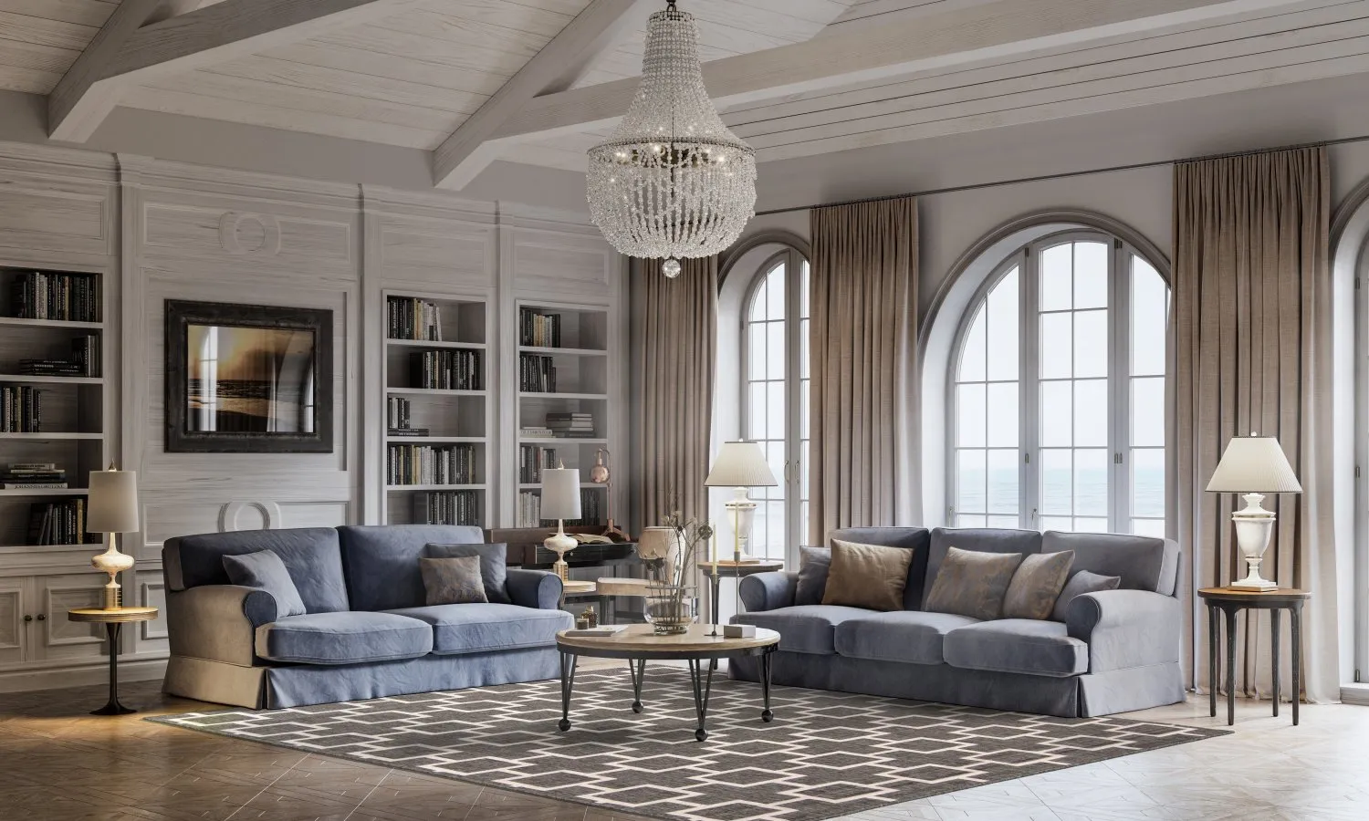 Vloerkleden voor binnen en buiten - Brussels Silver (grijs)