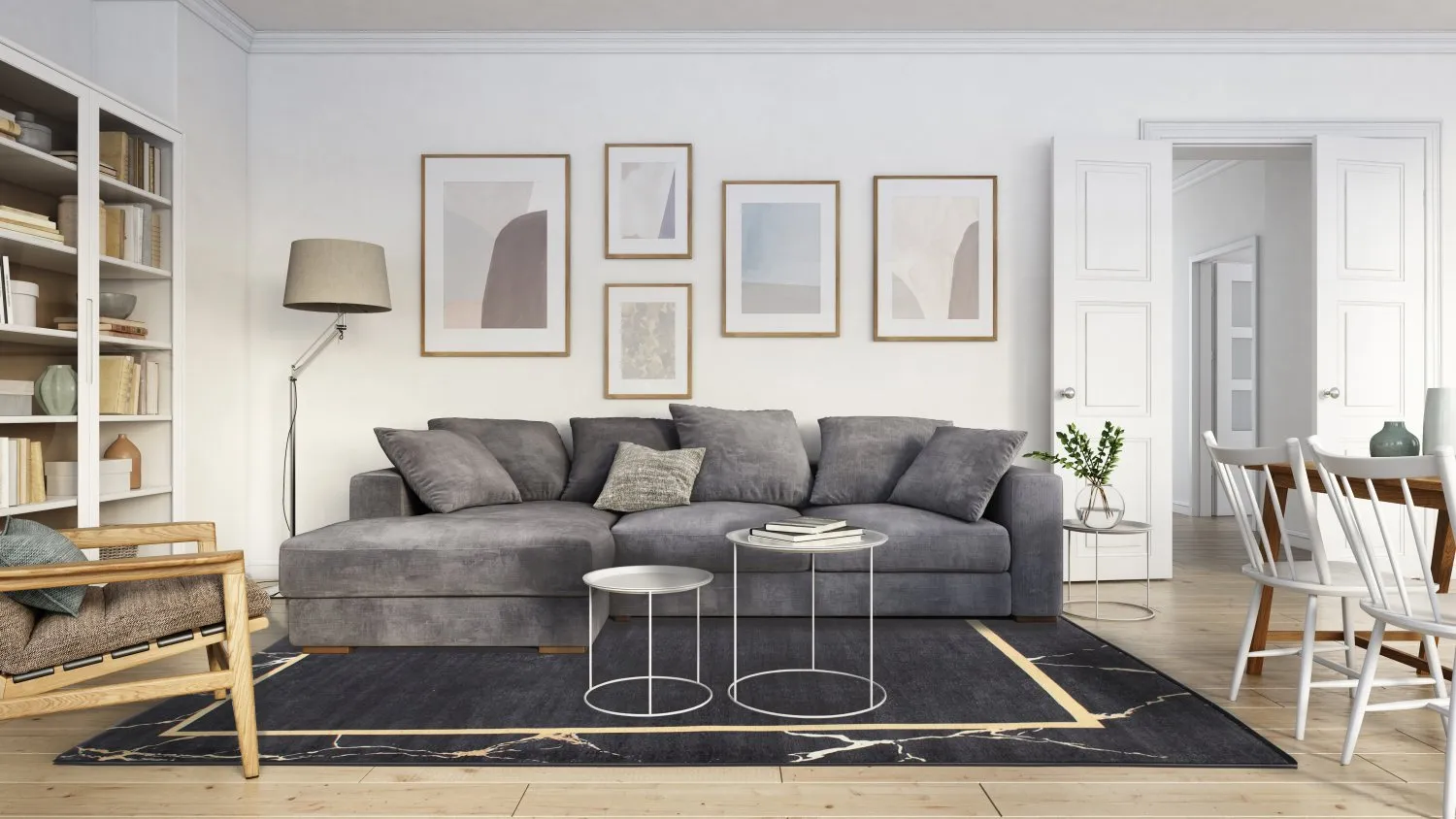 Wilton - Cerasia (zwart/goud)