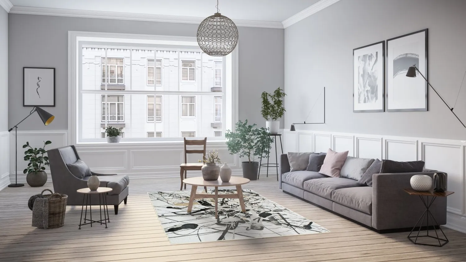 Wilton - Lawrance (grijs/wit)