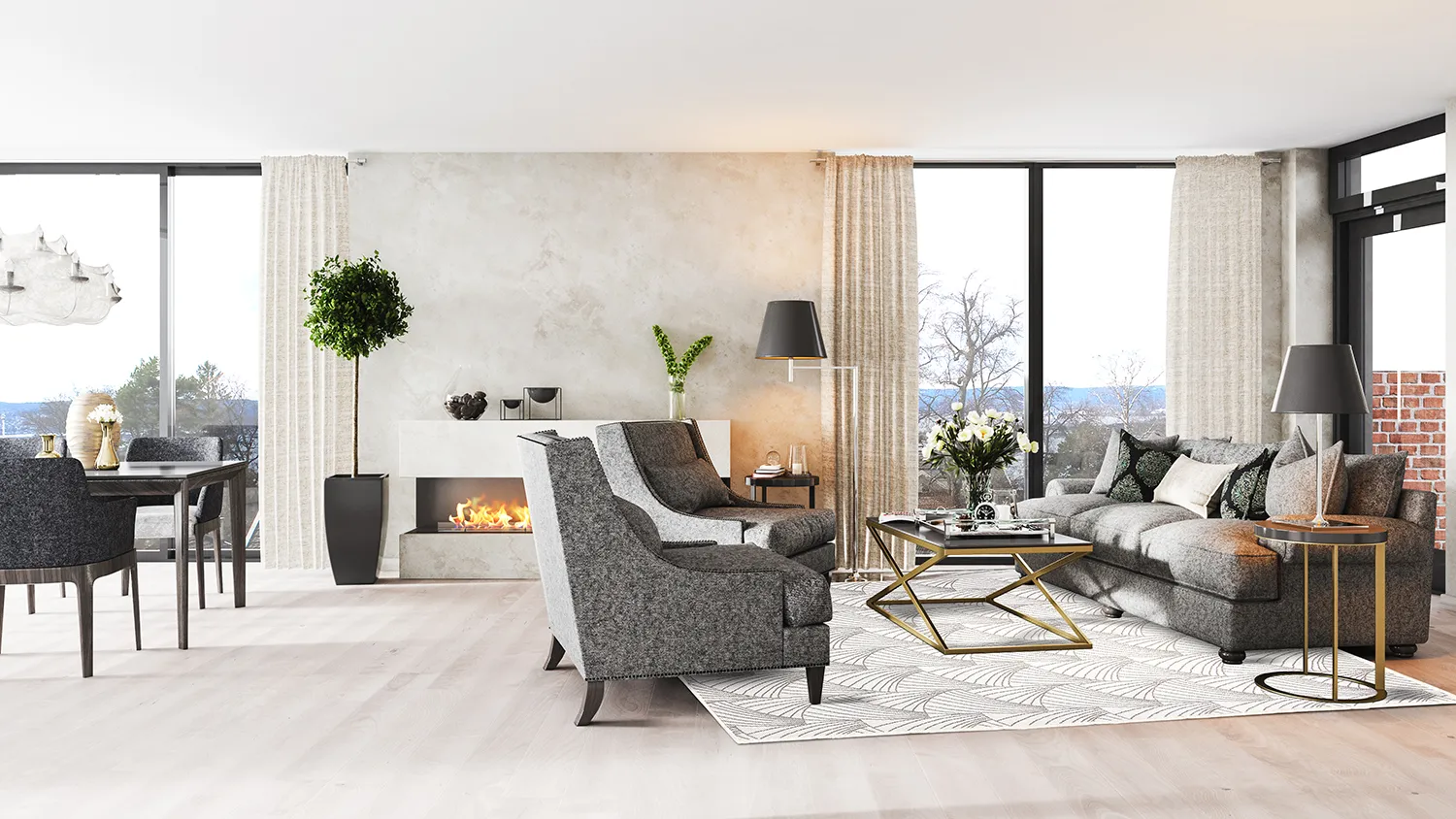 Vloerkleden voor binnen en buiten - Beau (beige)