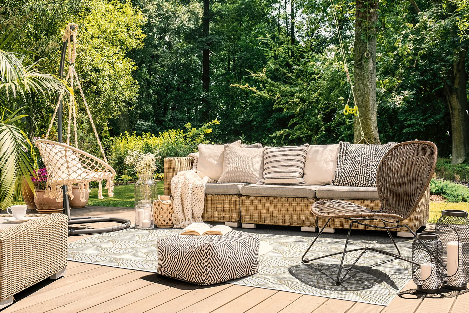 Vloerkleden voor binnen en buiten - Beau (geel)