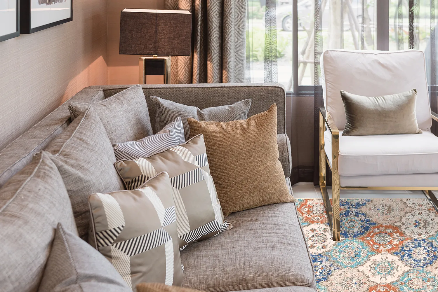 Wilton - Bohemia (roze/blauw)