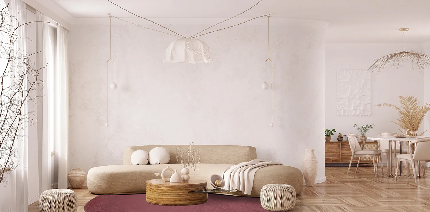 Vloerkleed Katoen - Billie (bordeaux)