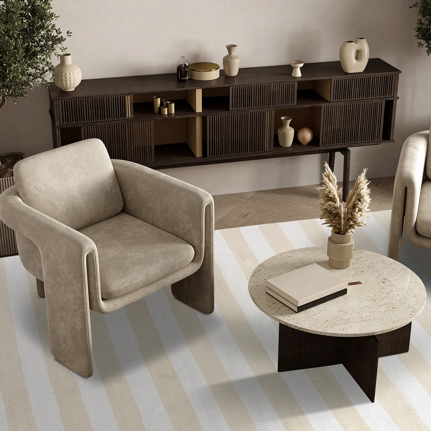 Vloerkleed Katoen - Nilo (beige)