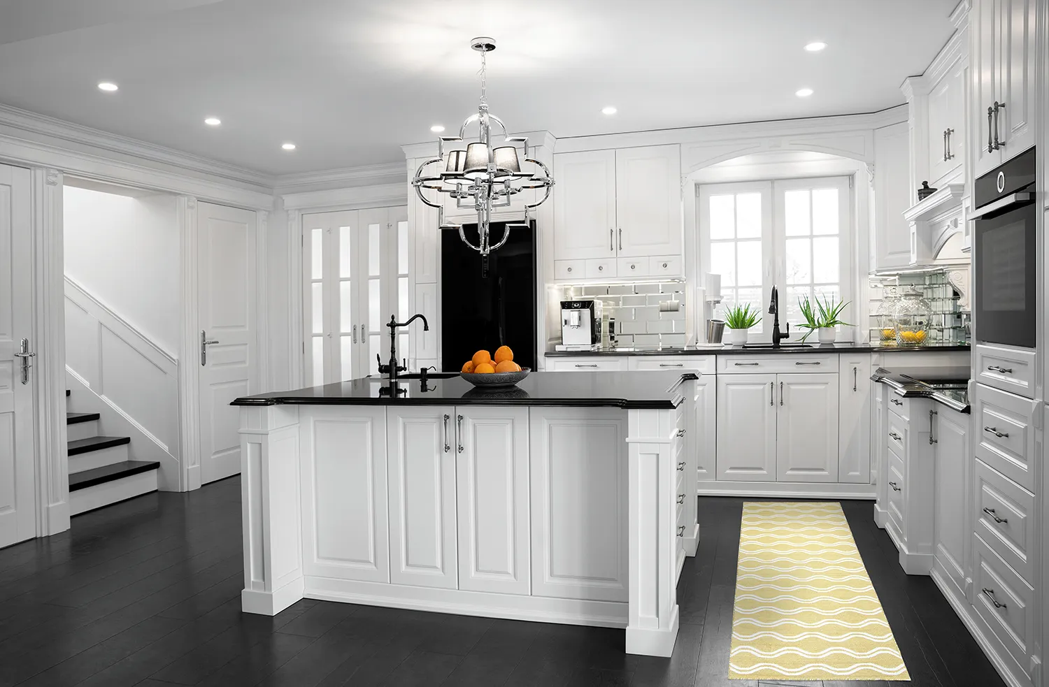 Plastic-kleden - Camden (groen/wit)