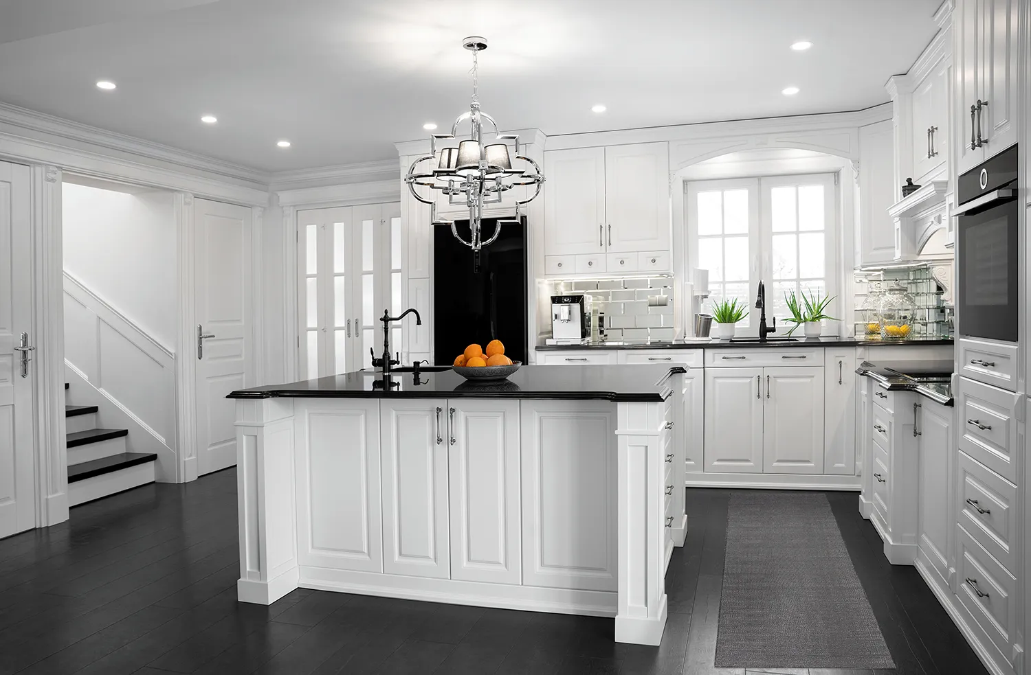 Plastic-kleden - Chelsea (zwart)