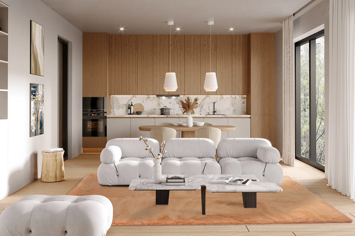 Hoogpolig vloerkleed - Cloud Super Soft (terracotta)