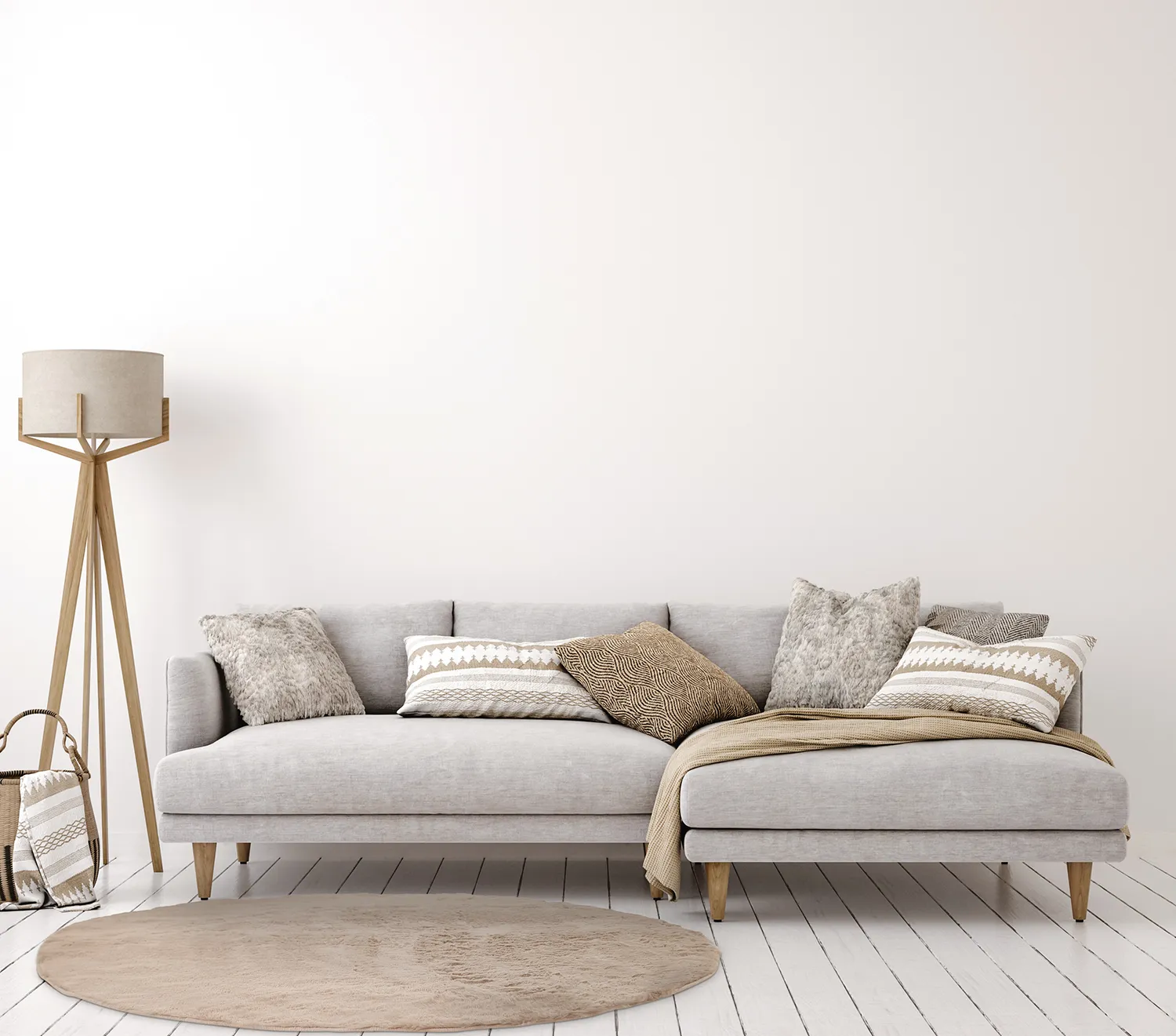 Ronde vloerkleden - Cloud Super Soft (taupe)