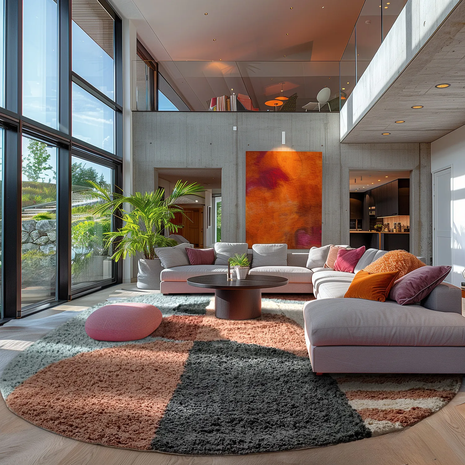 Ovaal tapijt - Osmery Natural Cotton Shaggy (multi)