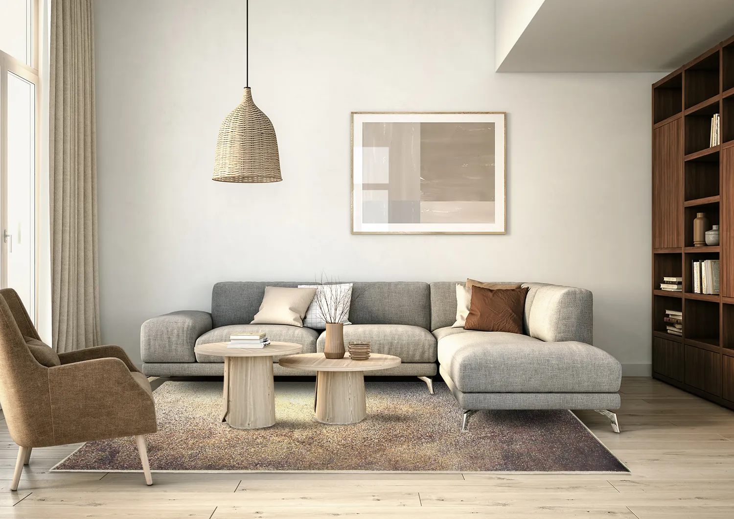 Wilton - Oristano (bruin/goud)