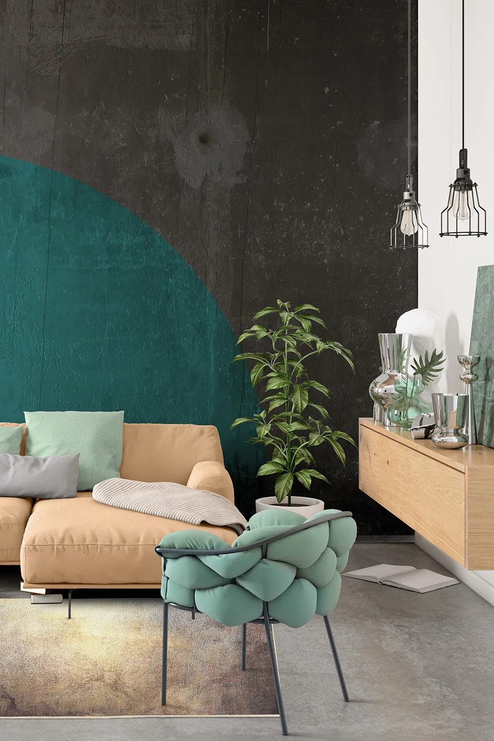 Wilton - Oristano (bruin/goud)