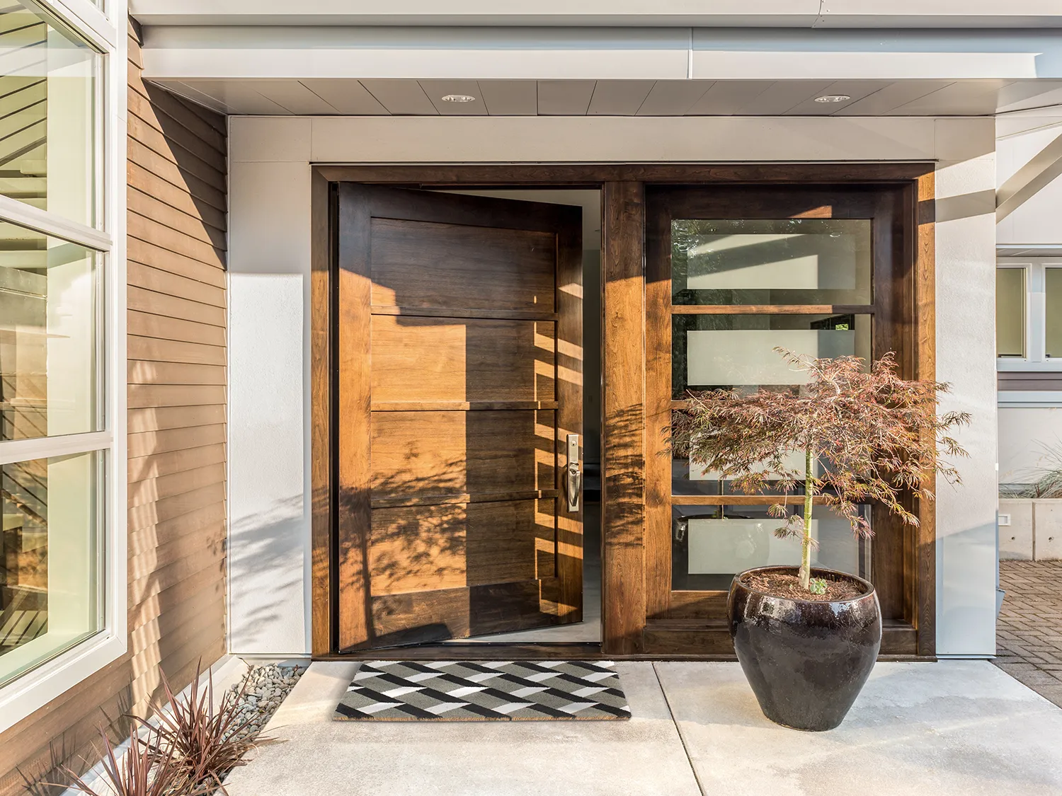 Deurmat - Paisley (grijs)