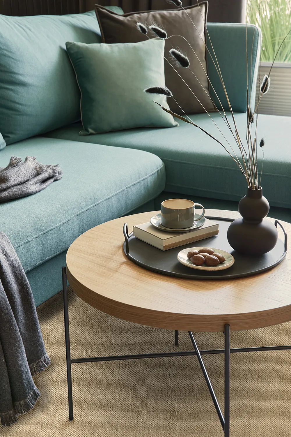 Ronde vloerkleden - Hamilton (beige)