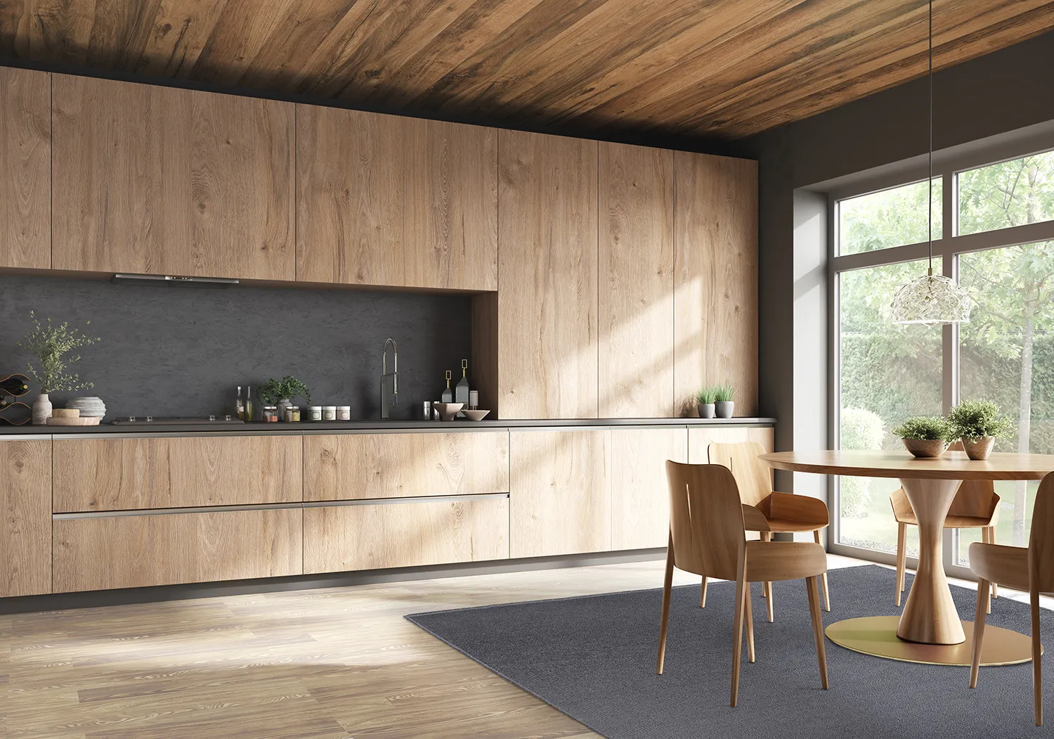 Wollen-vloerkleed - Hamilton (Asphalt)