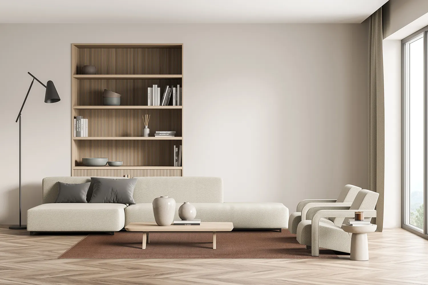 Wollen-vloerkleed - Hamilton (Deep Taupe)