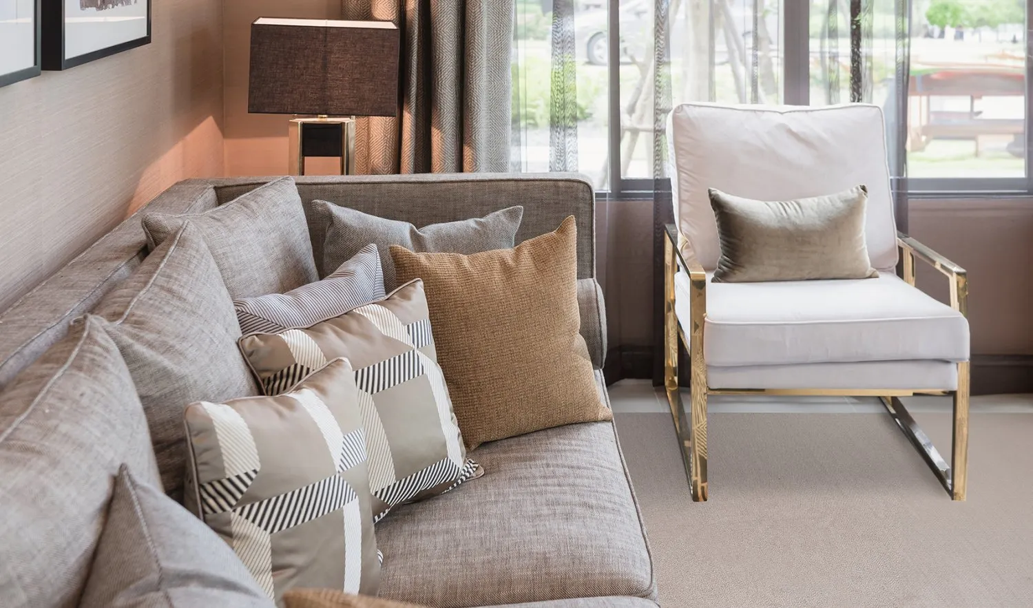 Wollen-vloerkleed - Hamilton (natuur)