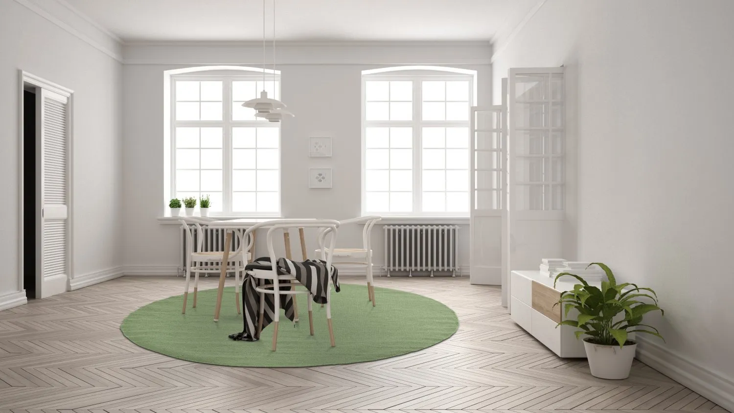 Ronde vloerkleden - Hamilton (Chive)