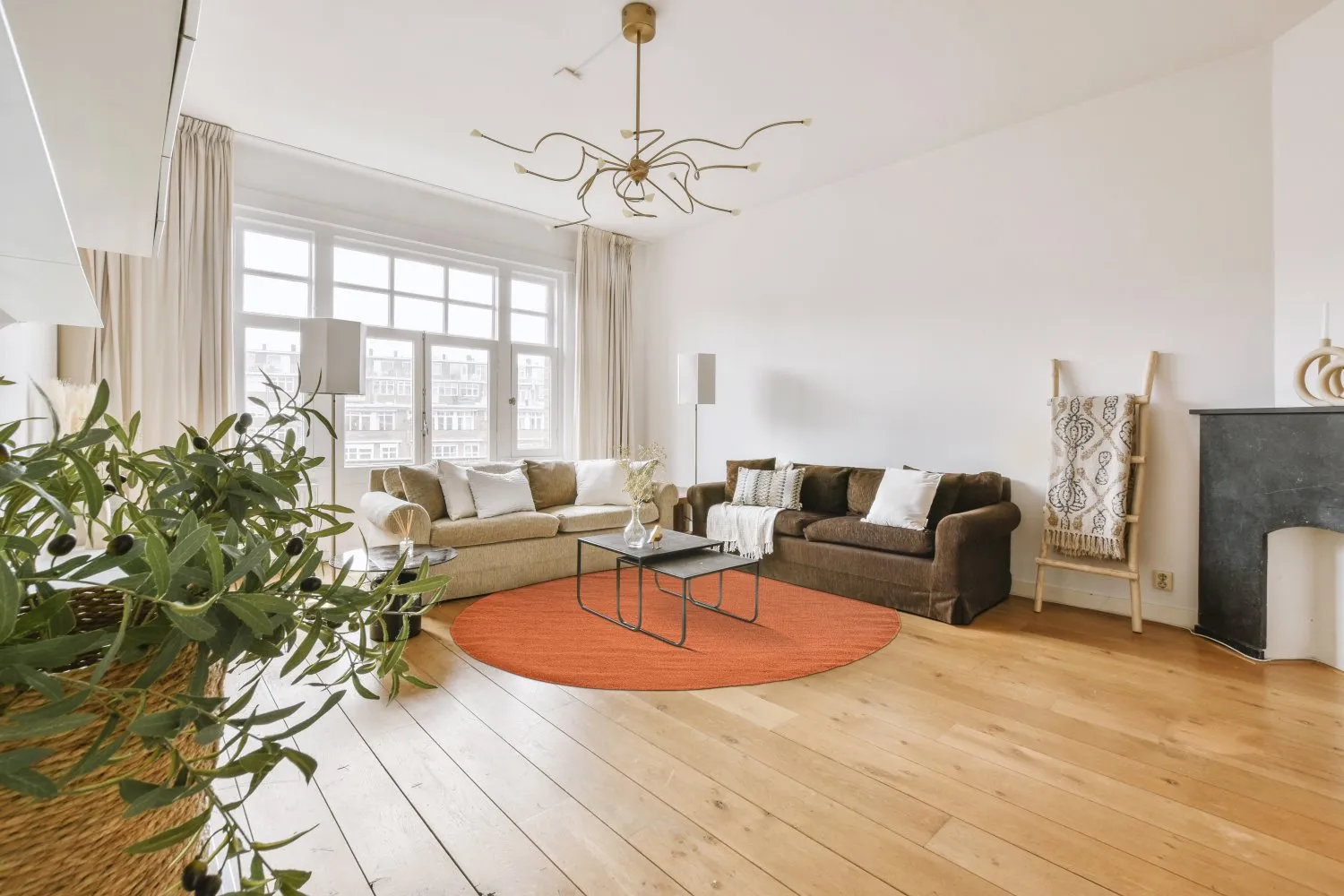 Ronde vloerkleden - Hamilton (Cinnamon)