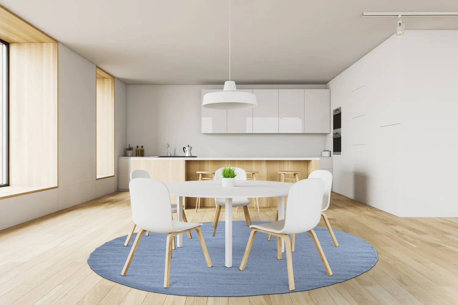 Ronde vloerkleden - Hamilton (Faded Denim)