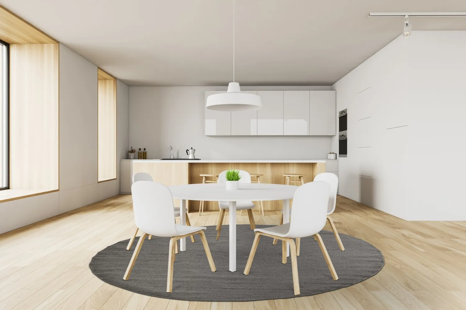 Ronde vloerkleden - Hamilton (Asphalt)