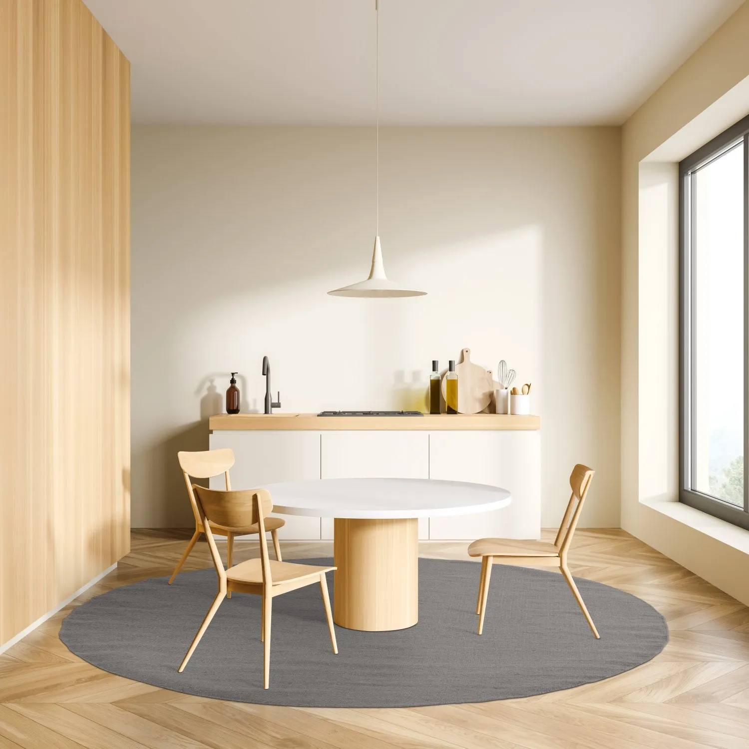 Ronde vloerkleden - Hamilton (Steeple Grey)