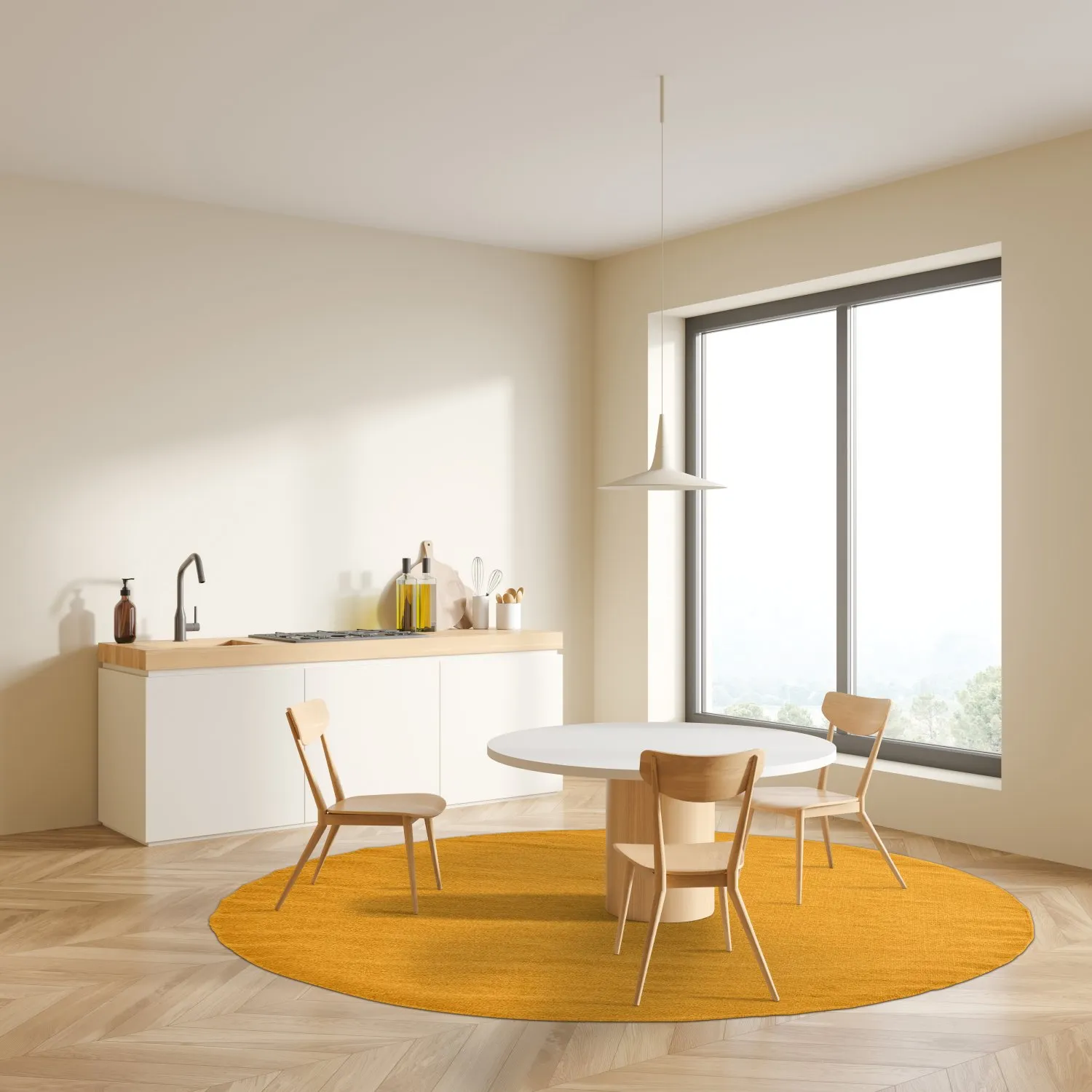 Ronde vloerkleden - Hamilton (Saffron)