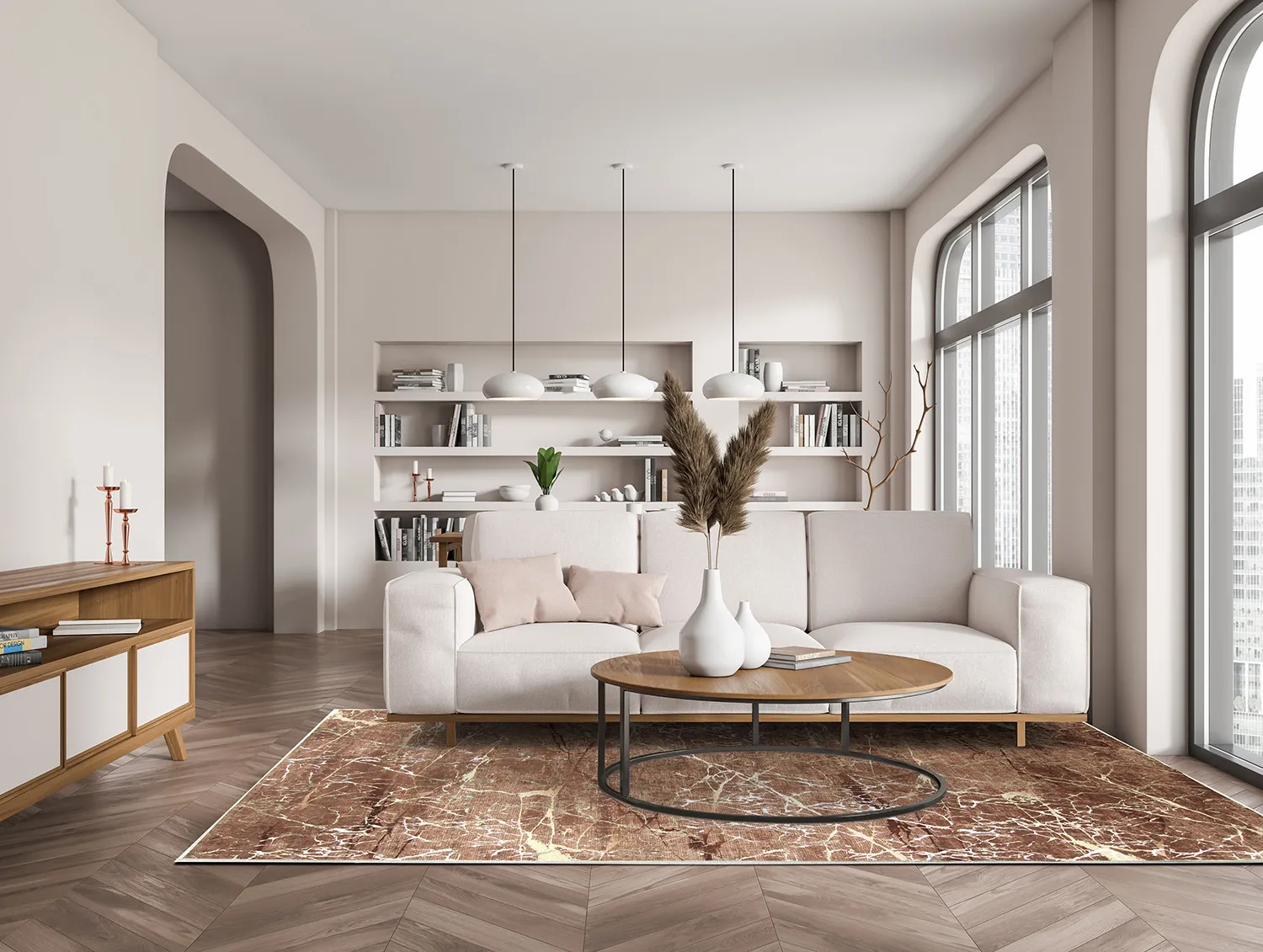 Wilton - Alden (bruin/goud)