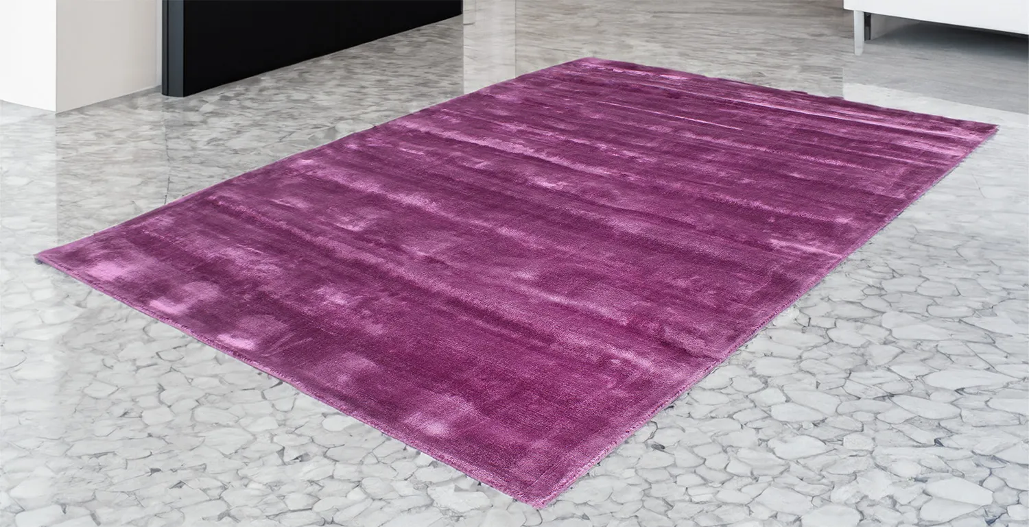 Viscose-vloerkleed - Jodhpur Special Luxury Edition (paars)