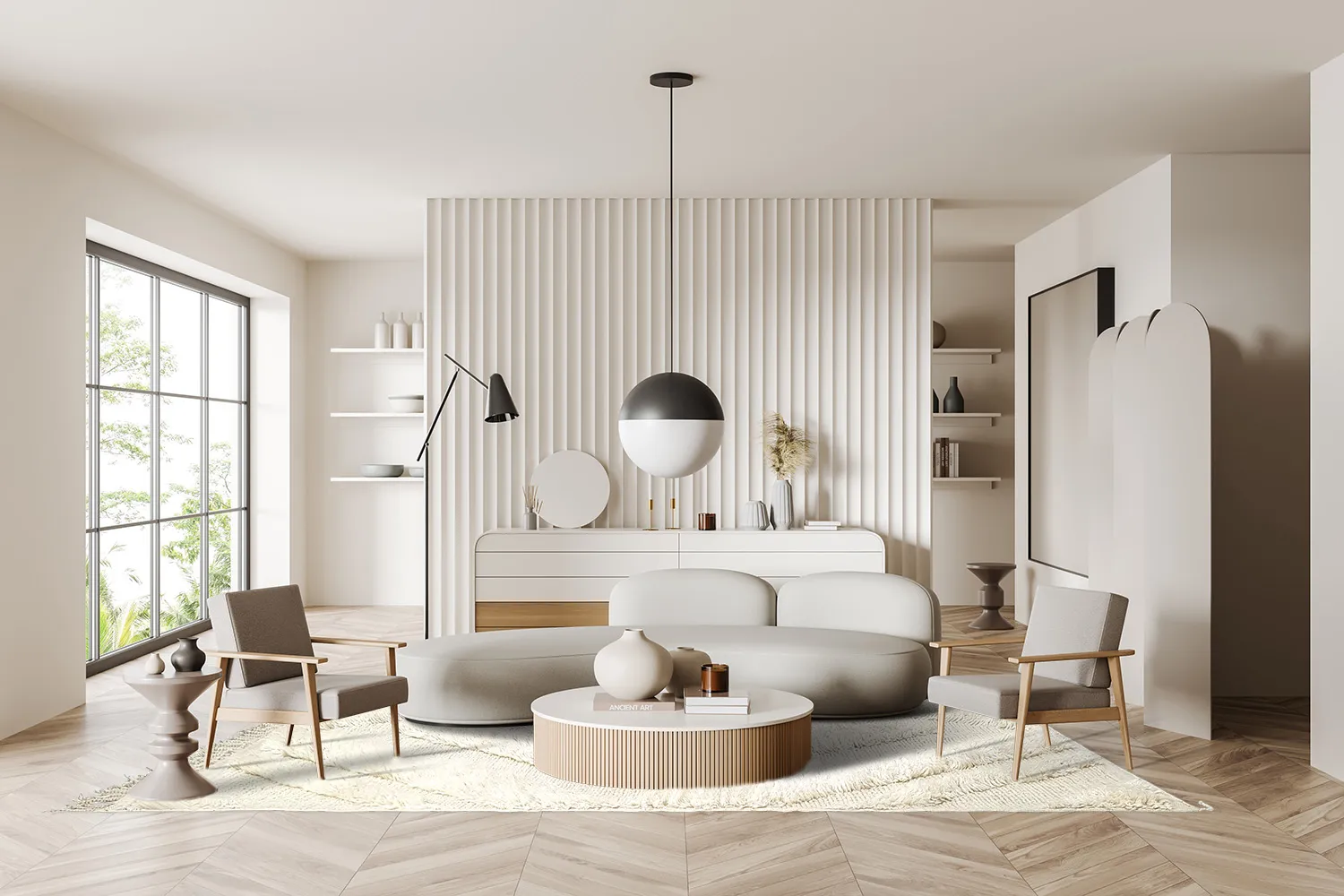 Wollen-vloerkleed - Jolie (offwhite)