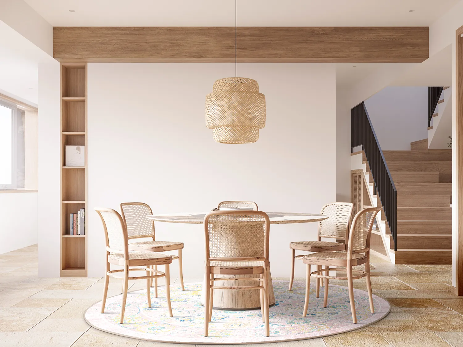 Ronde vloerkleden - Magnolia (roze)