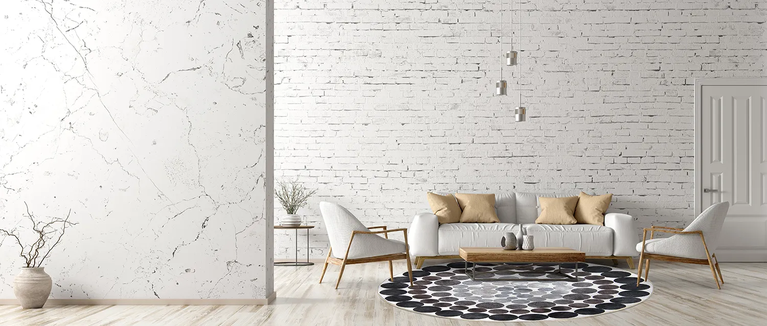 Rond vloerkleed - Marineo (antraciet)