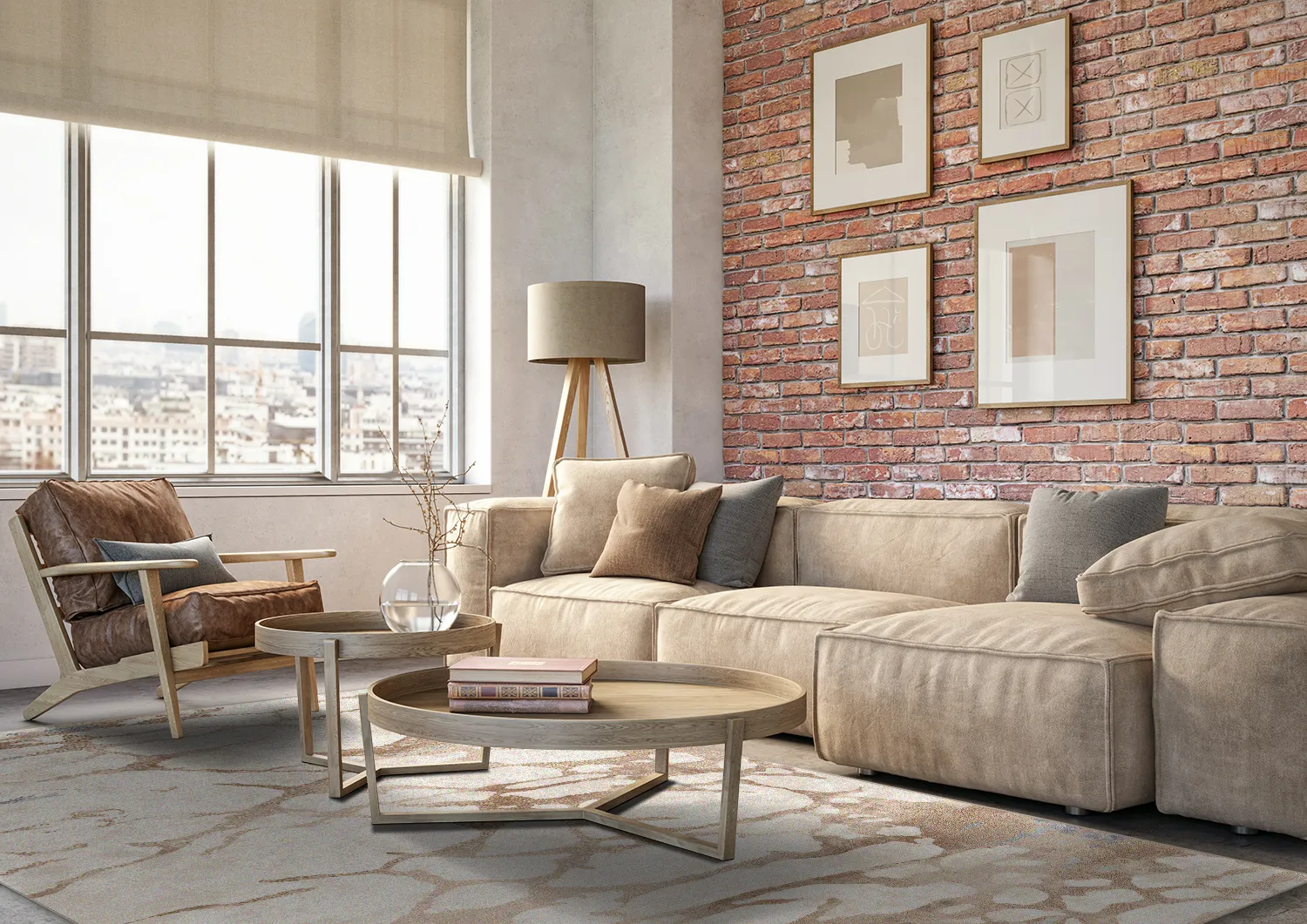 Wilton - Chiara (beige/multi)