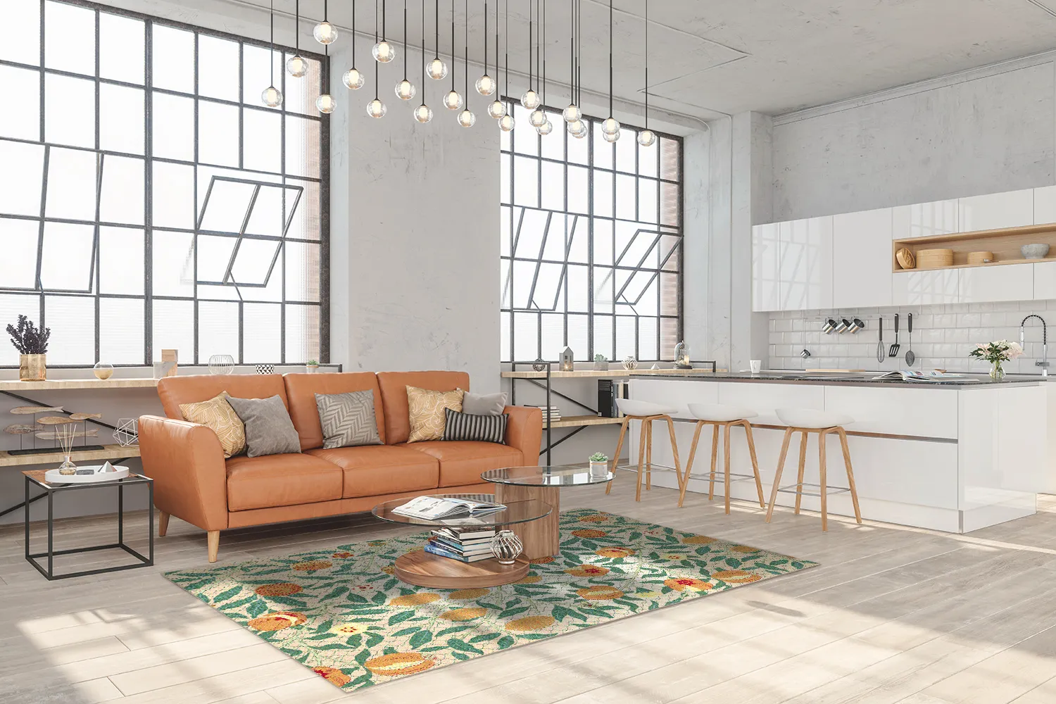 Wilton - Cosette (oranje/multi)