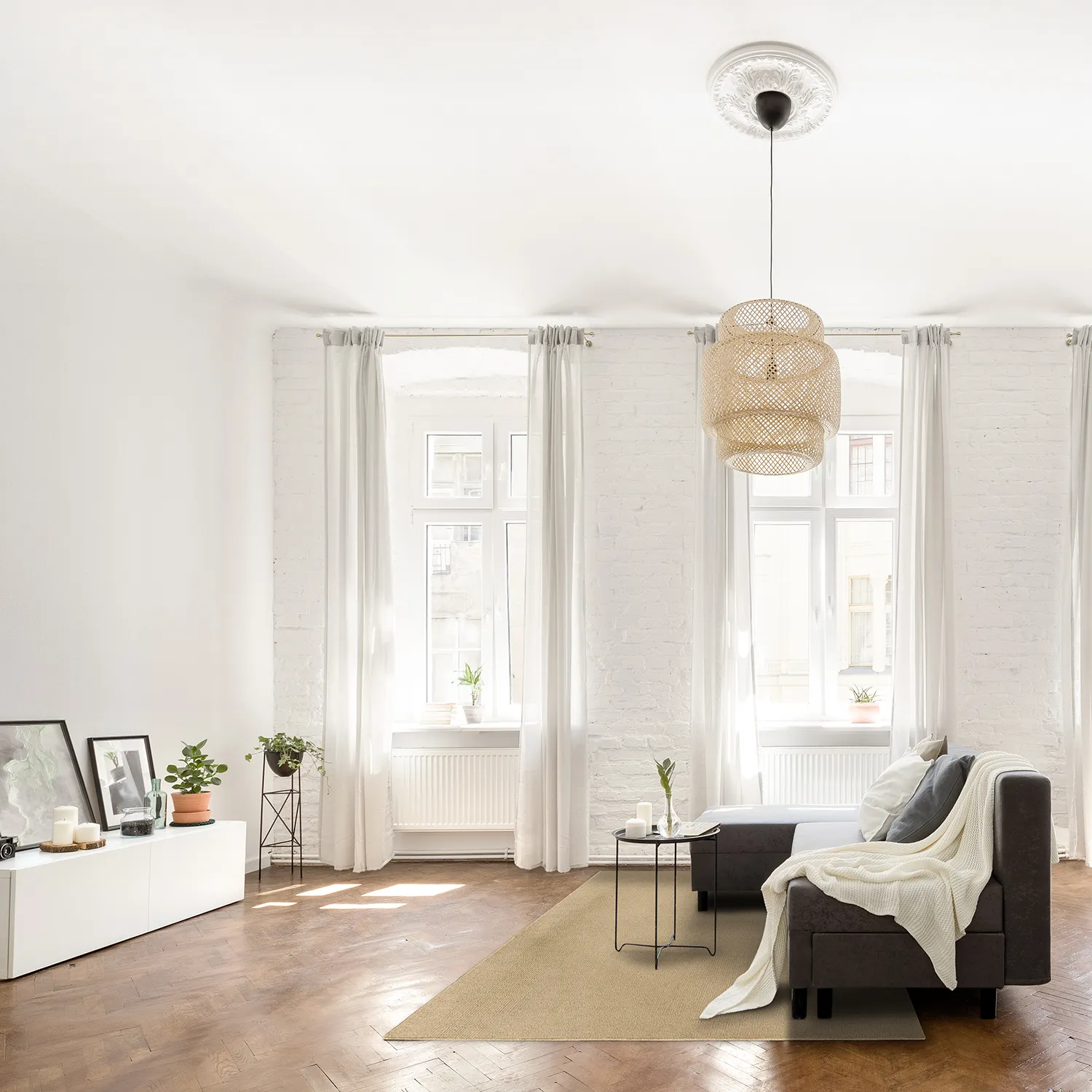 Wollen-vloerkleed - Hamilton (beige)