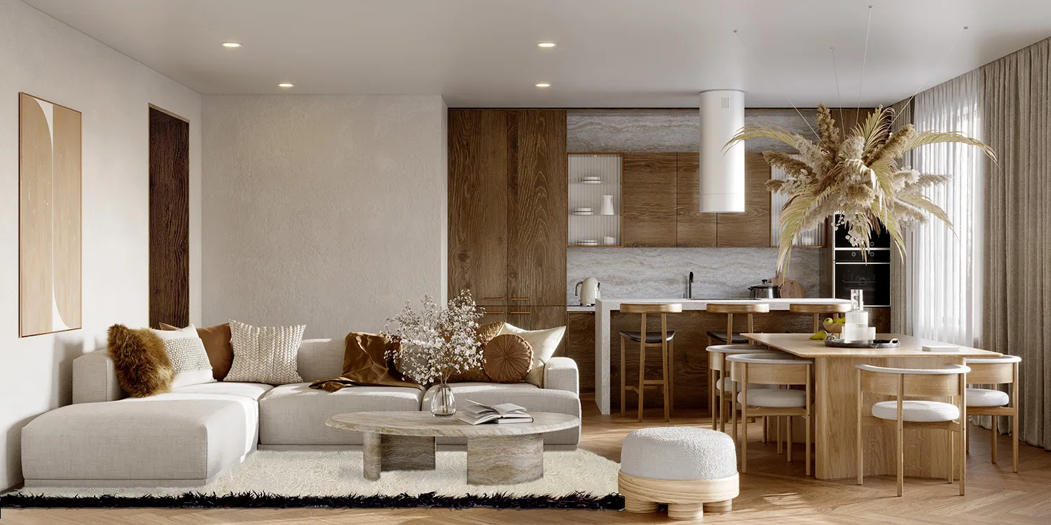 Wollen-vloerkleed - Nova (wit/zwart)