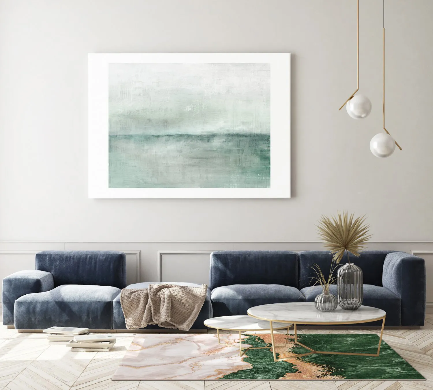 Wilton - Padova (groen/wit/oranje)