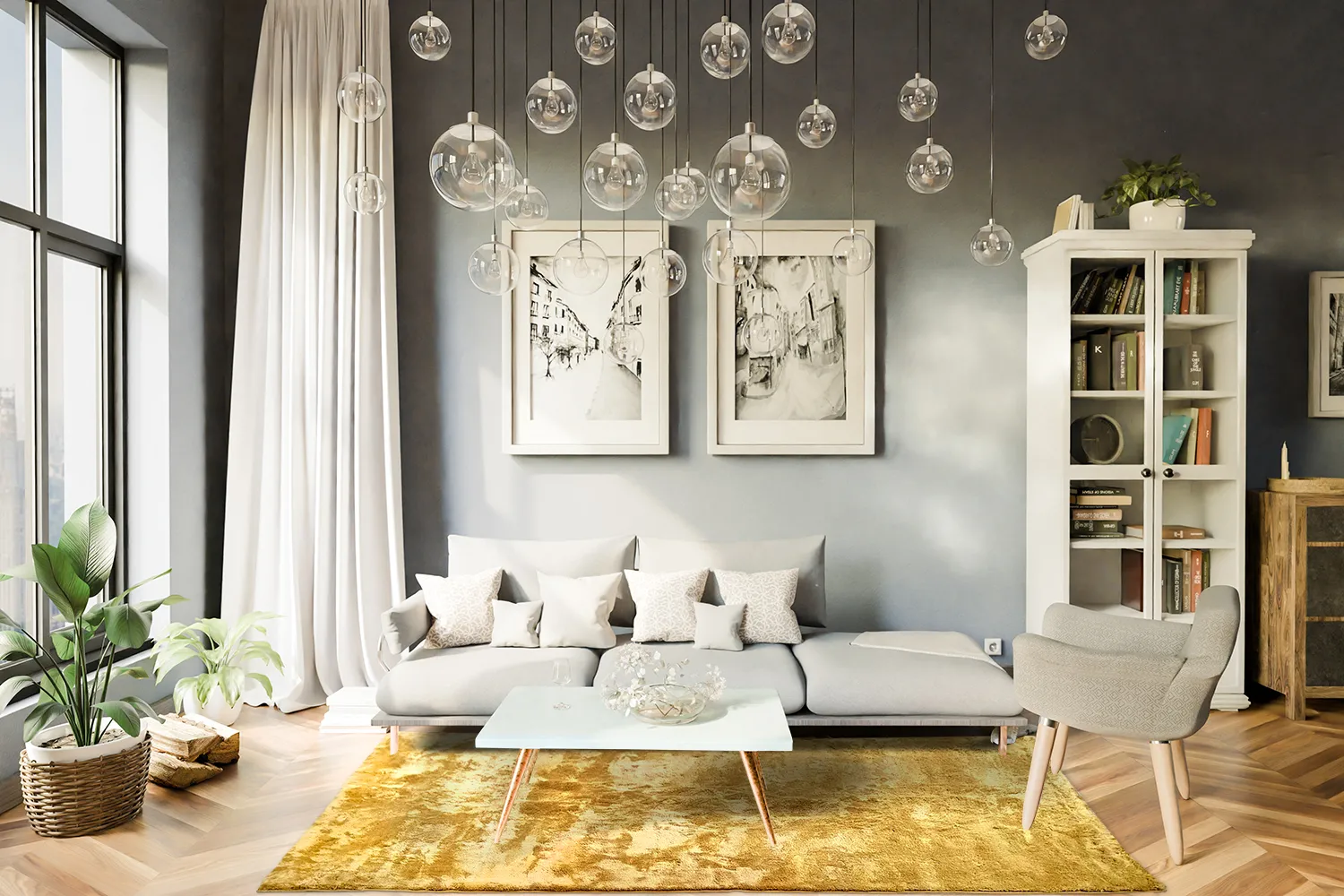 Hoogpolig vloerkleed - Aranga Super Soft Fur (ochre)