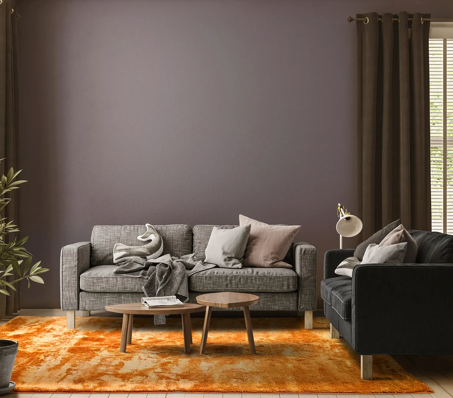 Hoogpolig vloerkleed - Aranga Super Soft Fur (oranje)