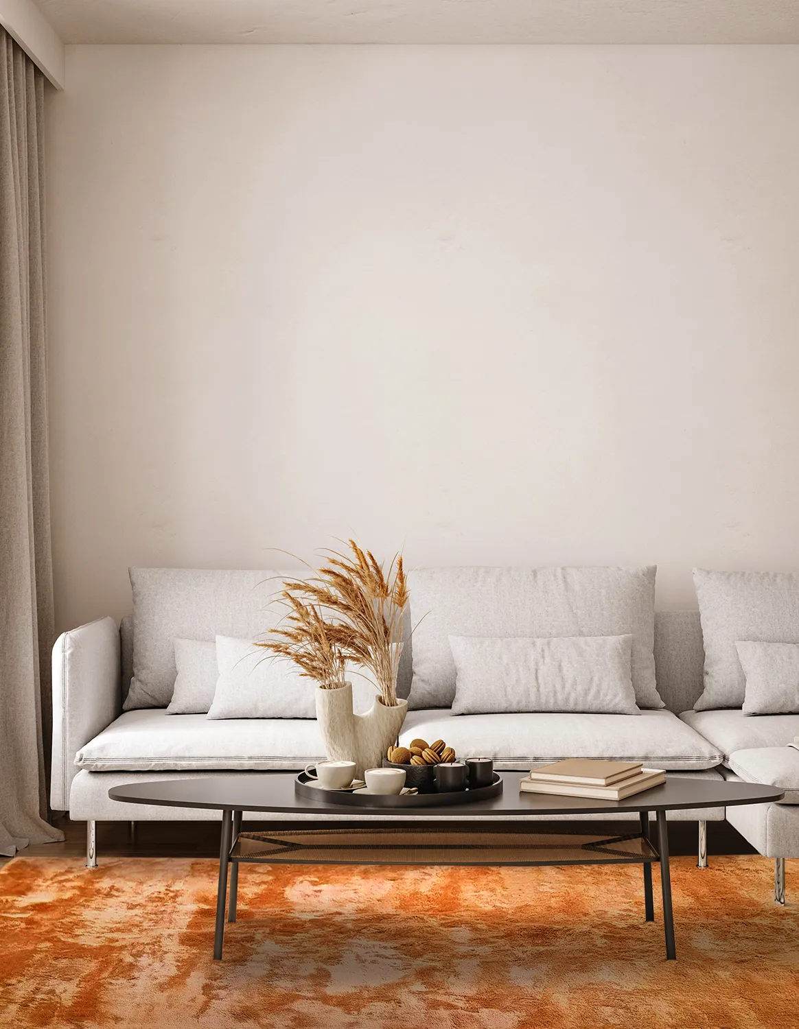 Hoogpolig vloerkleed - Aranga Super Soft Fur (oranje)