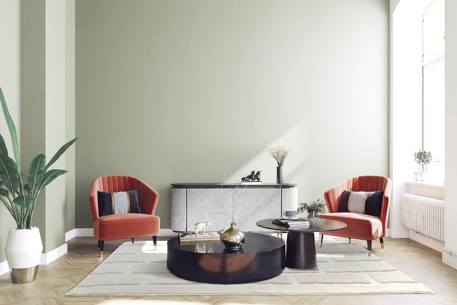 Hoogpolig vloerkleed - Juna (offwhite)