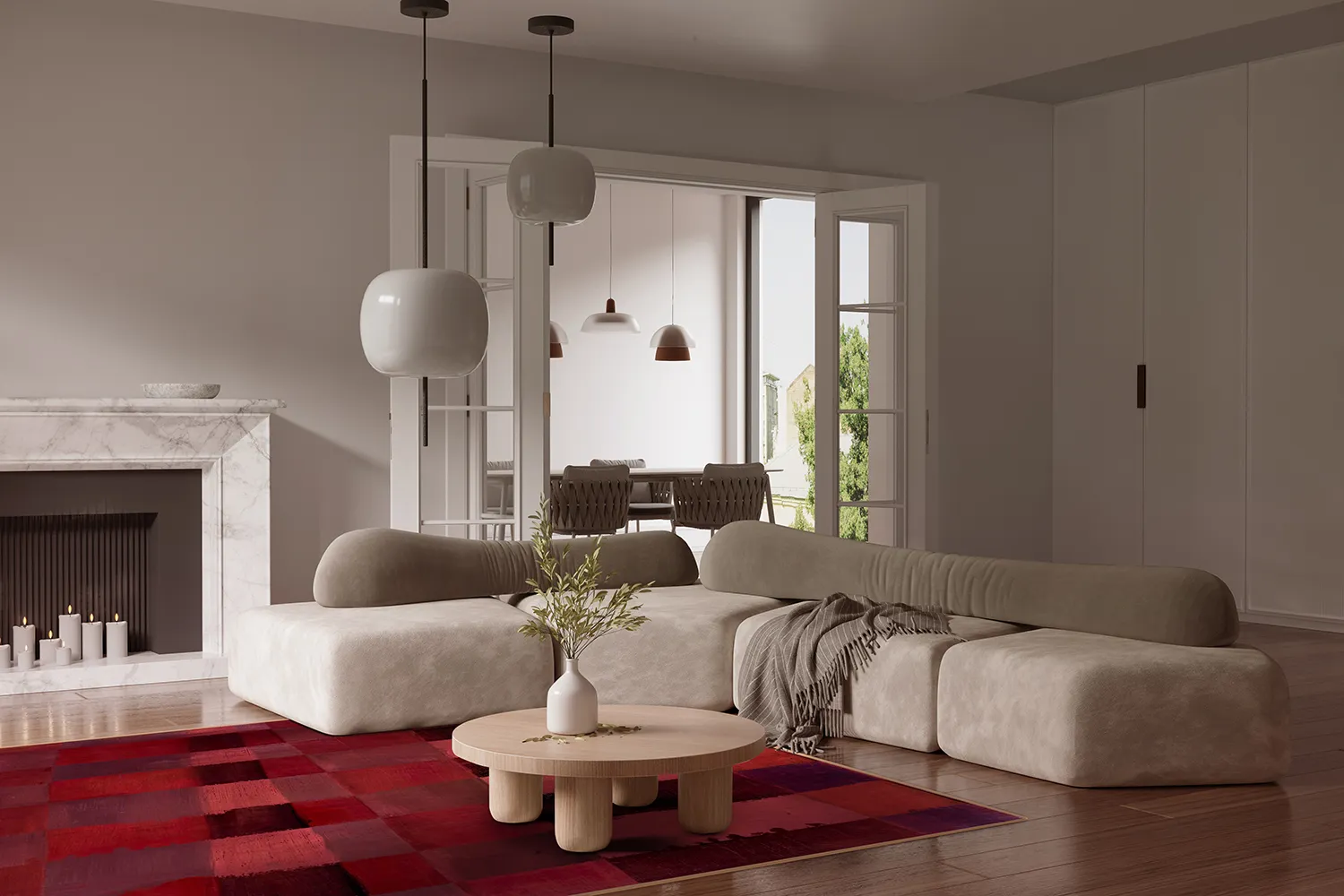 Wilton - Samadet (rood)