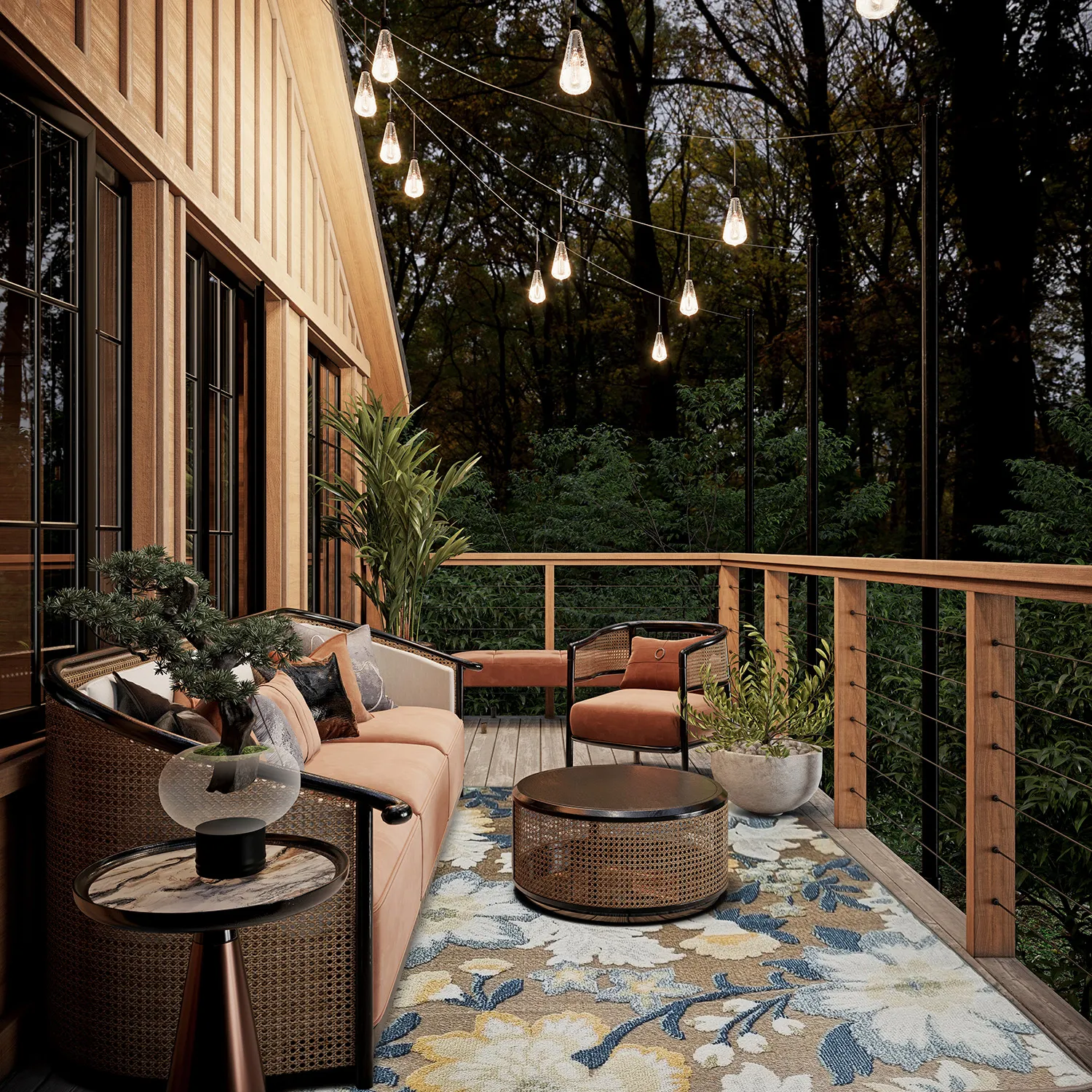 Vloerkleden voor binnen en buiten - Lucca (multi)