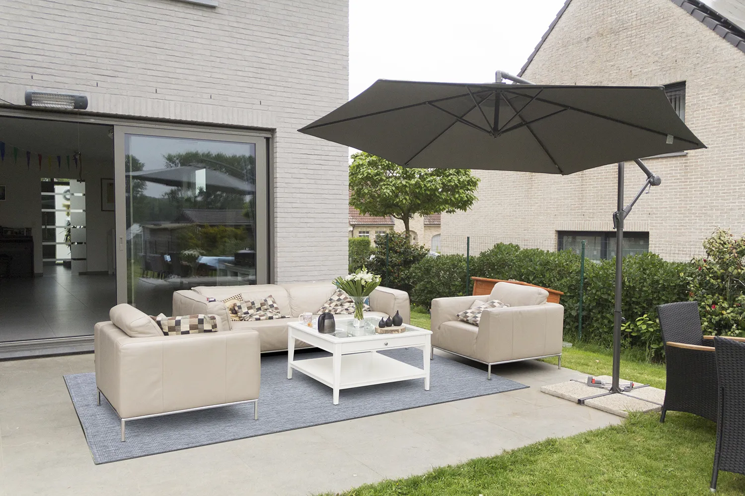 Vloerkleden voor binnen en buiten - Monsanto (grijs)